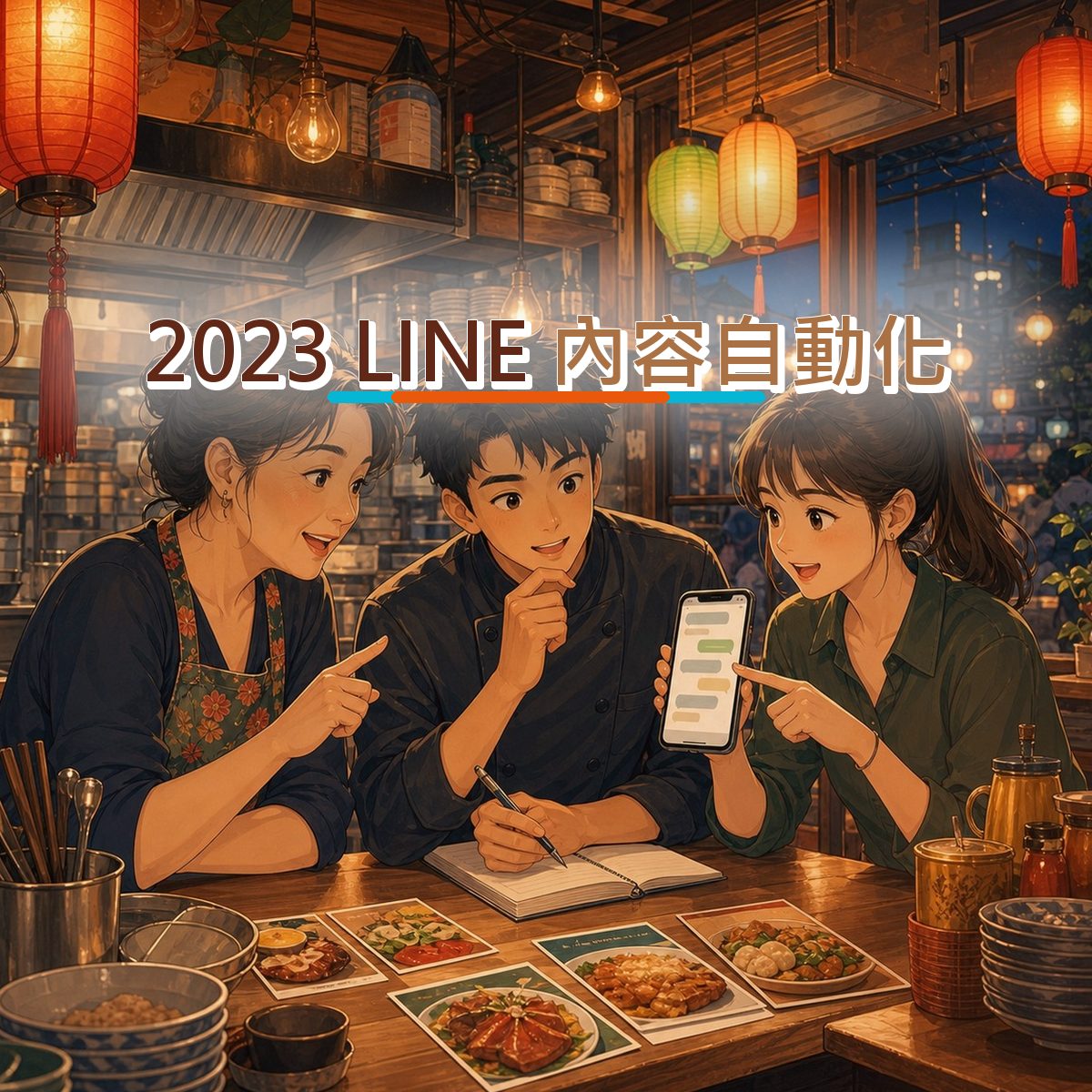 2023 LINE 口碑企劃：用搜尋承接接住餐飲食品消費者｜內容自動化