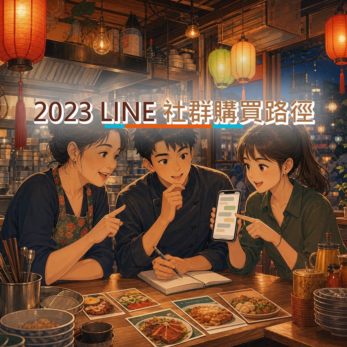2023 LINE 行銷：餐飲食品社群購買路徑怎麼做？｜留言劇本