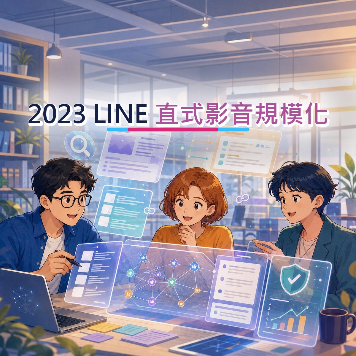 2023 直式影音規模化不是追流行：LINE 的金融服務內容方法｜品牌人格