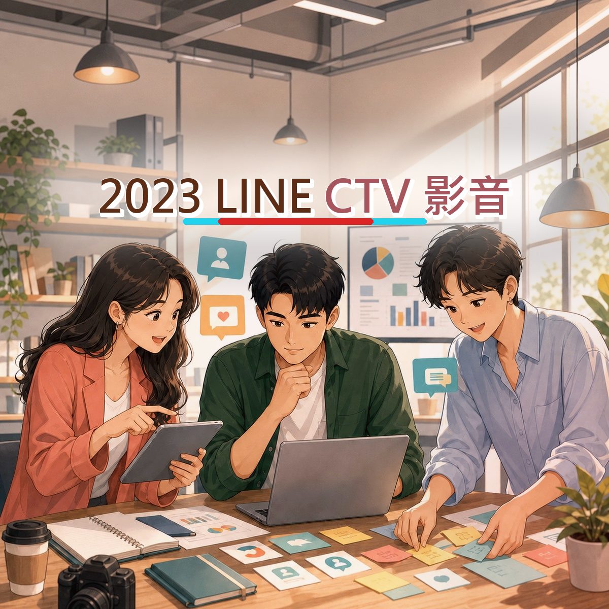 2023 CTV 影音不是追流行：LINE 的教育學習內容方法｜口碑月報