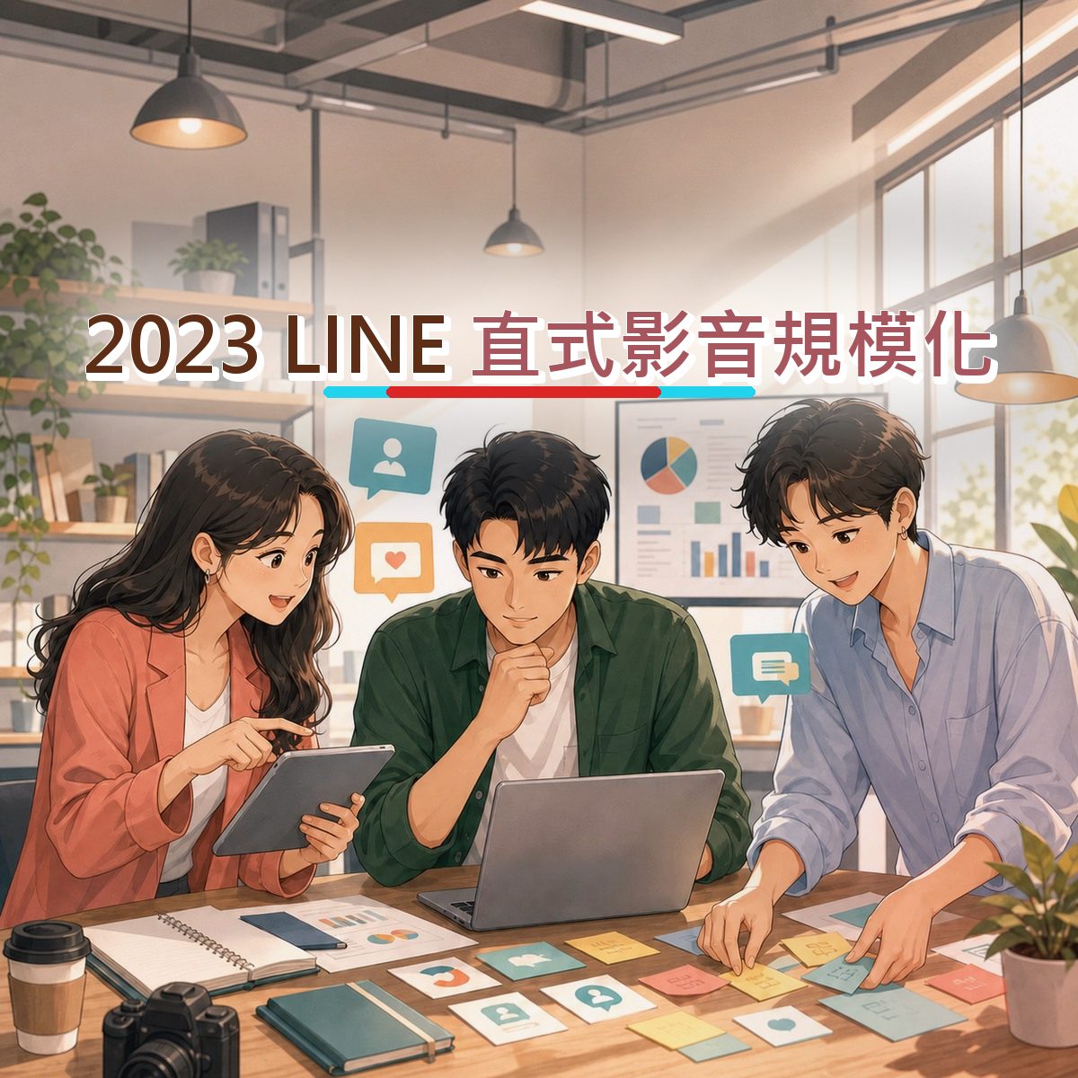 2023 教育學習口碑廣告：LINE 的跨平台接力信任訊號｜直式影音規模化