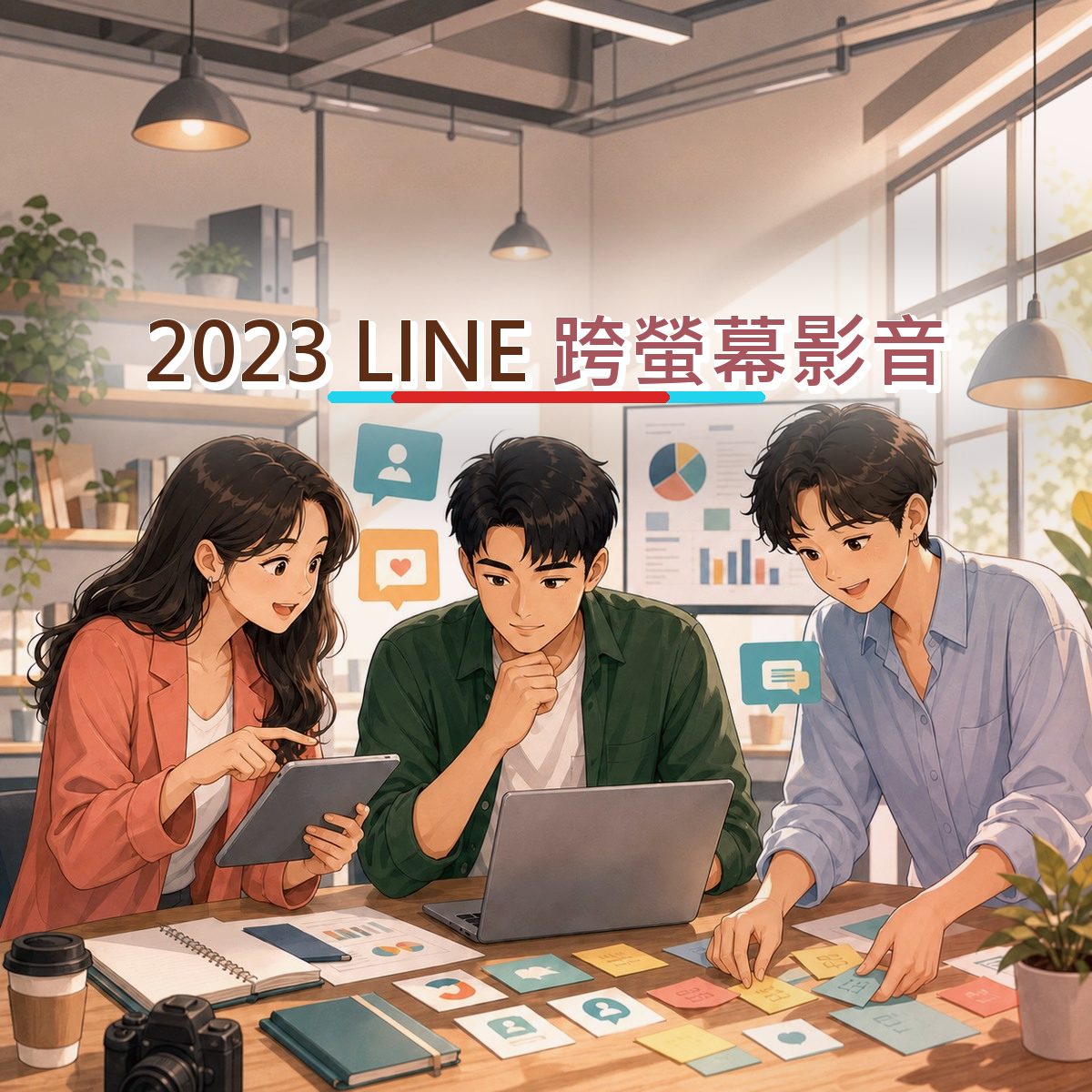 2023 教育學習口碑廣告：LINE 的搜尋承接信任訊號｜跨螢幕影音