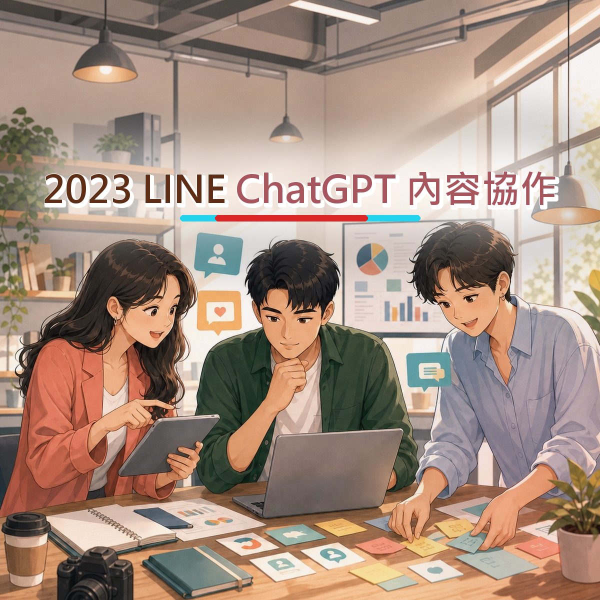 2023 教育學習在 LINE 怎麼被相信？ChatGPT 內容協作實戰｜品牌安全