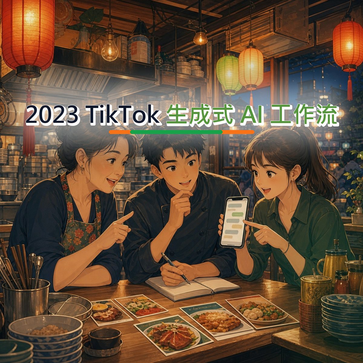 2023 TikTok 上的在地店家決策路徑：生成式 AI 工作流執行清單｜跨平台接力