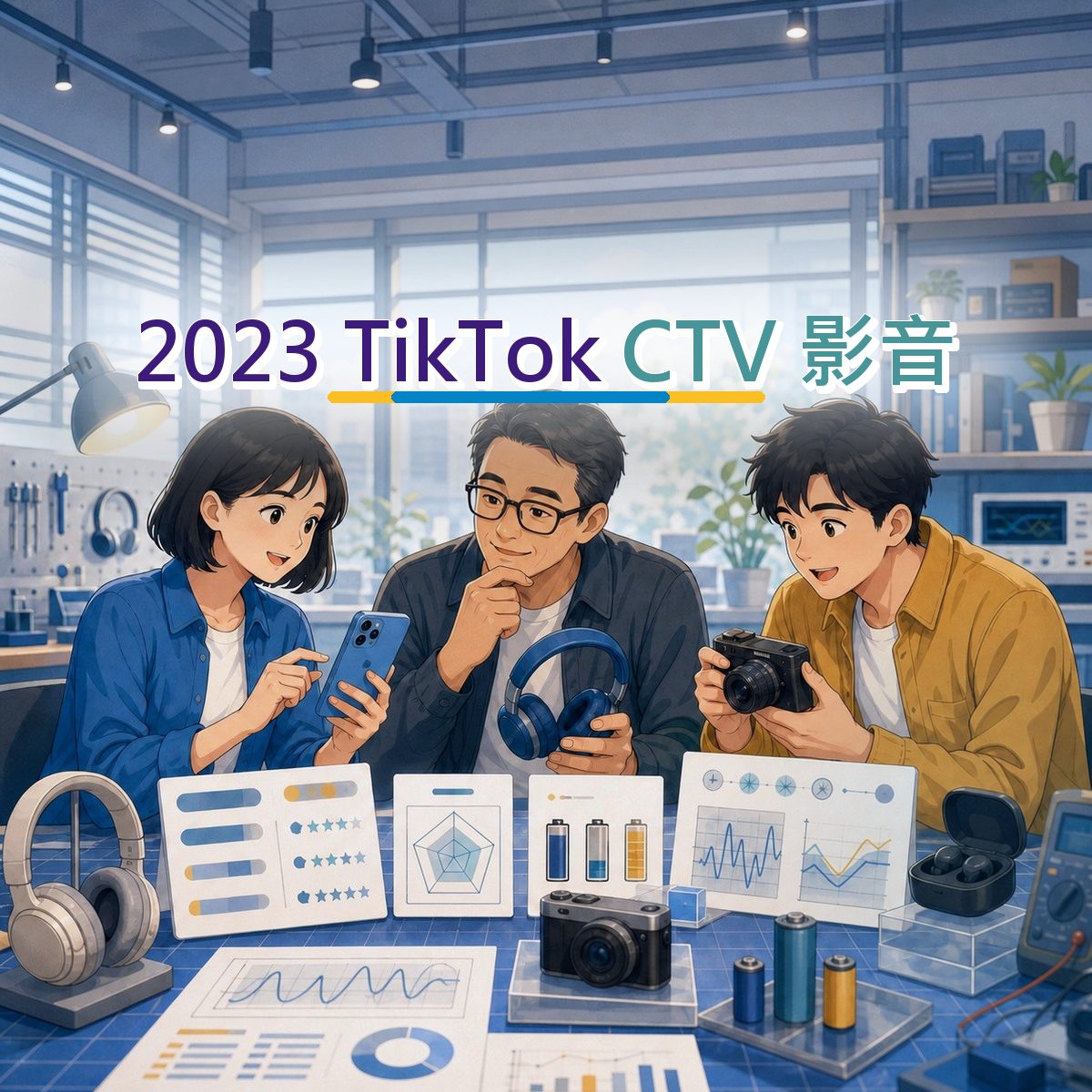 2023 TikTok 上的3C 家電決策路徑：CTV 影音執行清單｜留言劇本