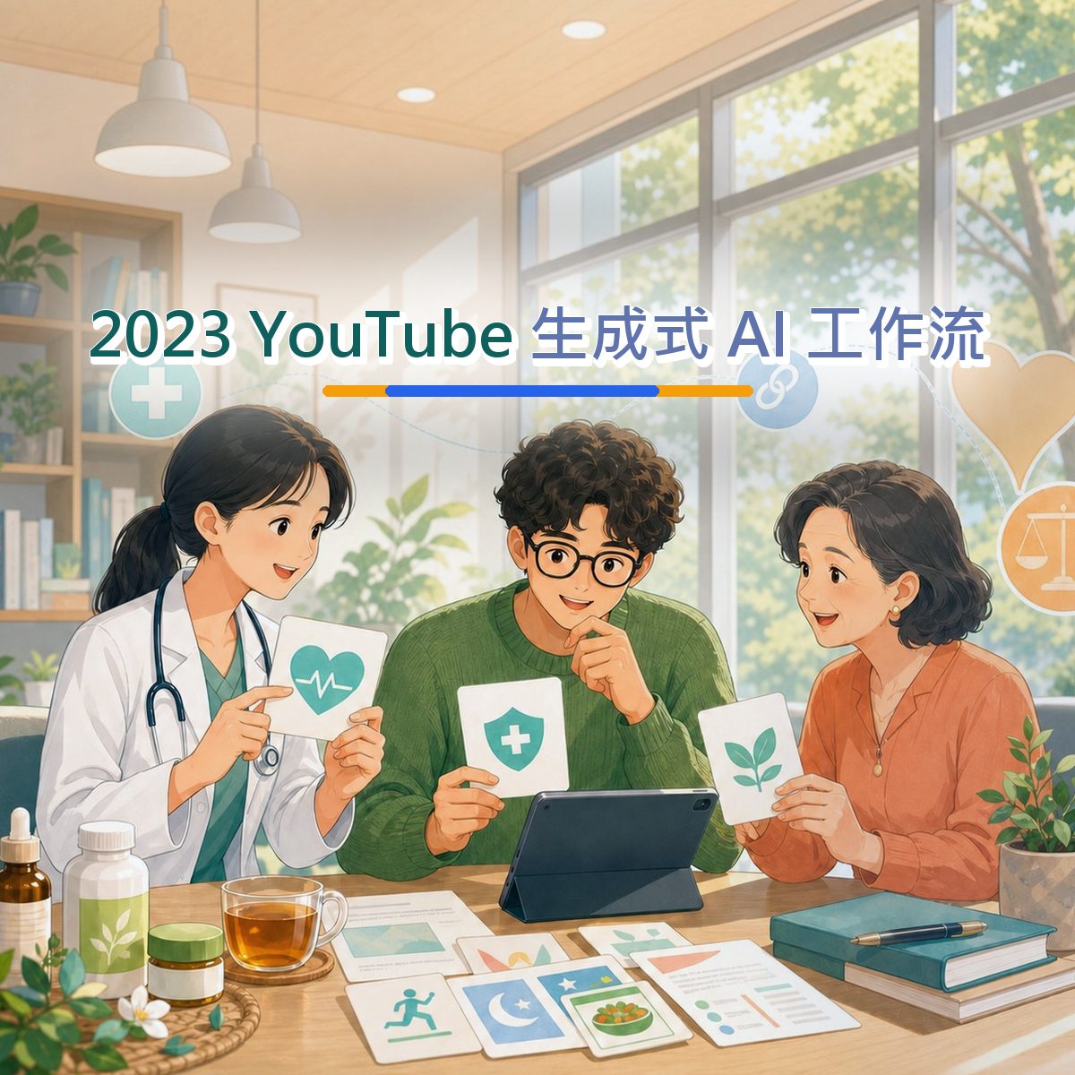 2023 YouTube 內容企劃怎麼寫？醫療健康生成式 AI 工作流拆解｜搜尋承接