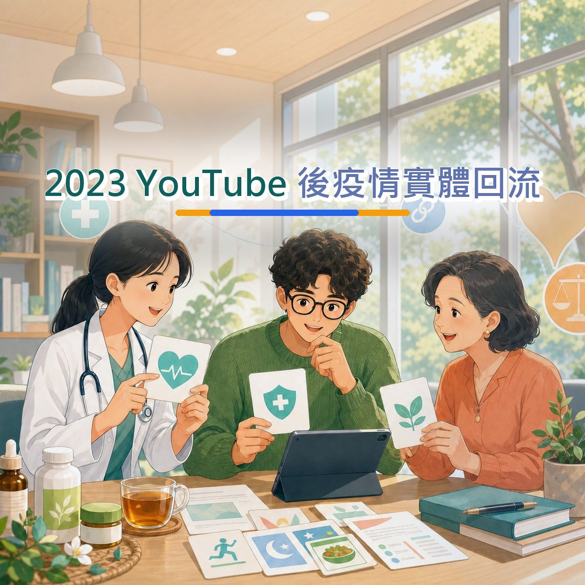 2023 醫療健康後疫情實體回流指南：YouTube 從看見到行動｜前三秒鉤子