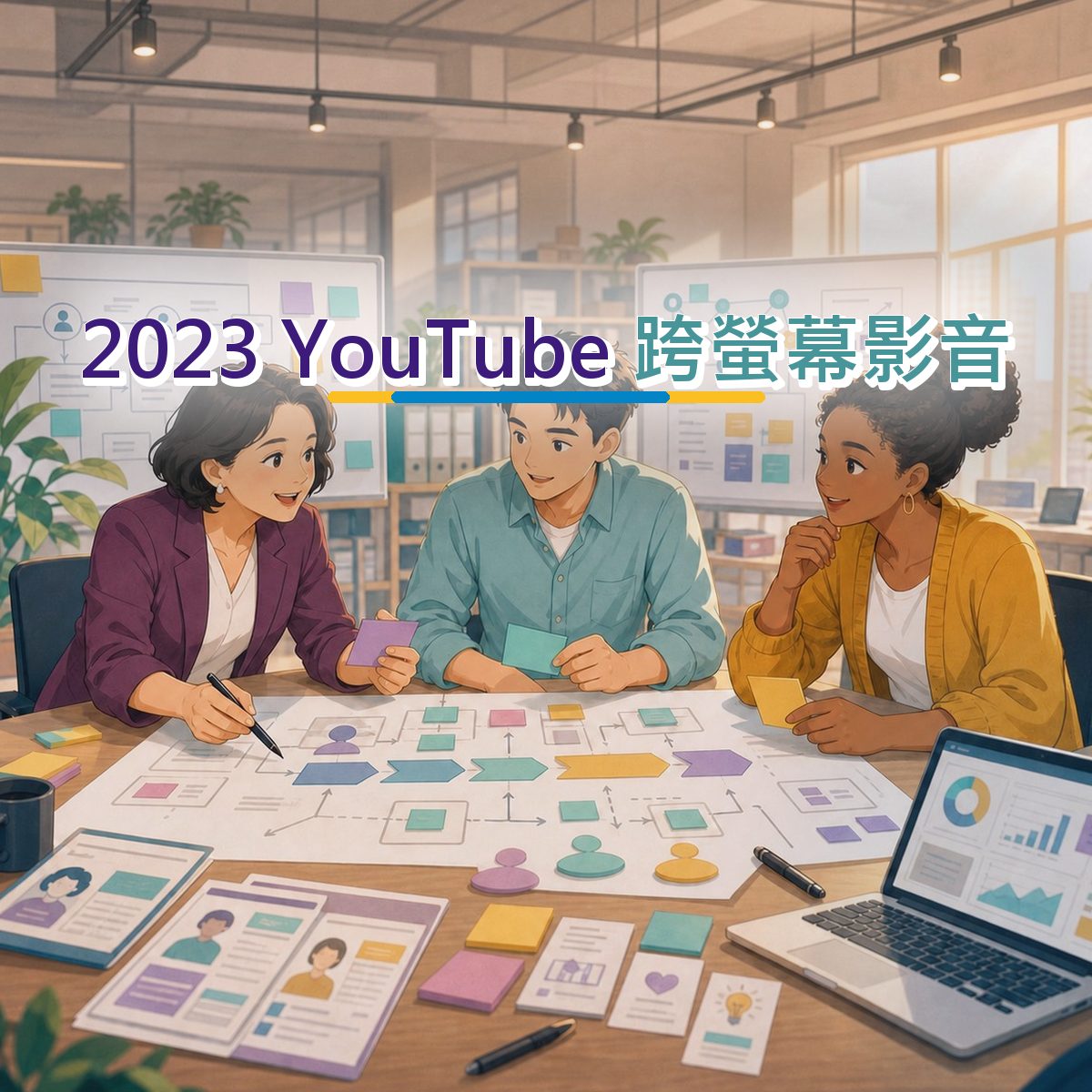 2023 YouTube 口碑企劃：用搜尋承接接住B2B 服務消費者｜跨螢幕影音
