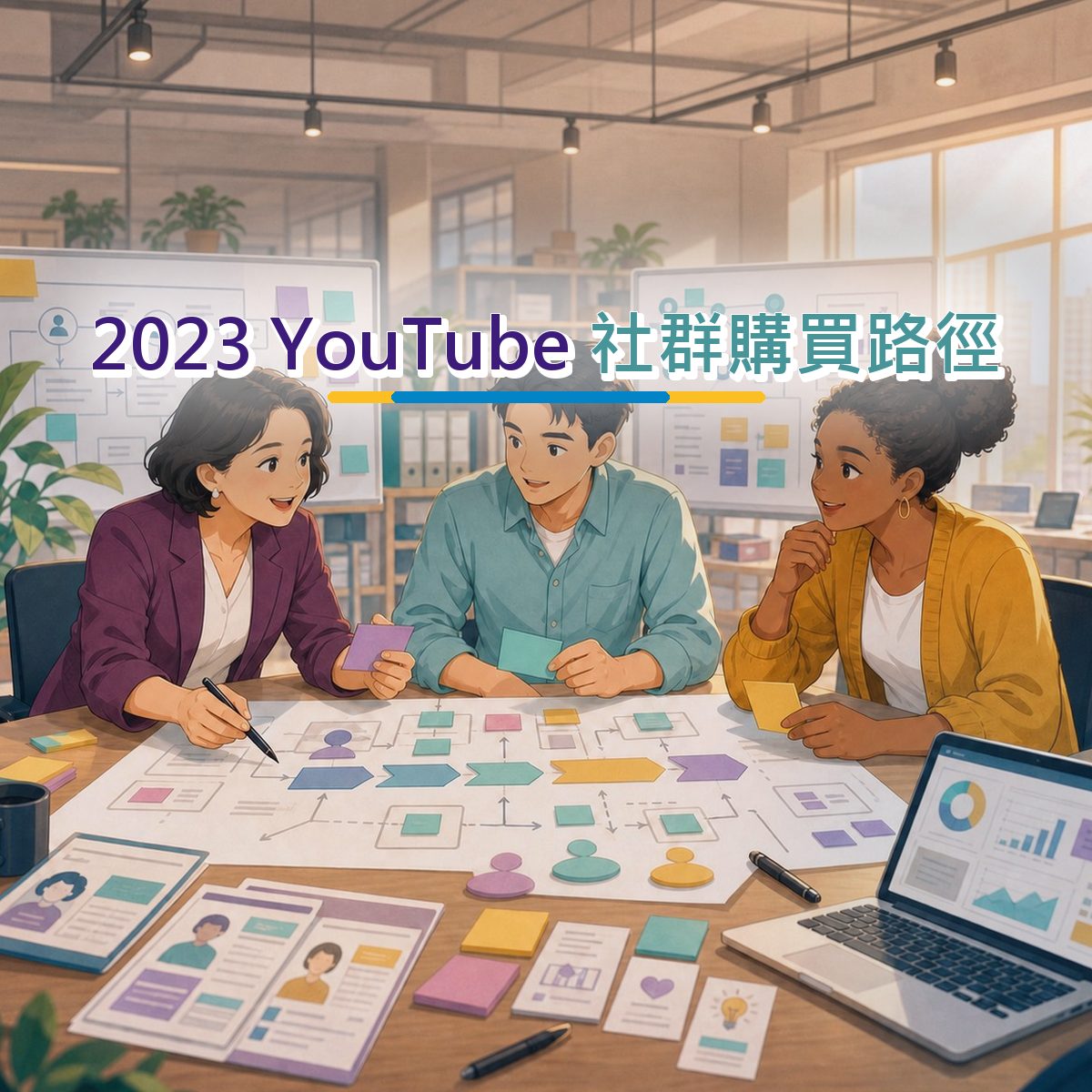 2023 YouTube 內容企劃怎麼寫？B2B 服務社群購買路徑拆解｜品牌安全