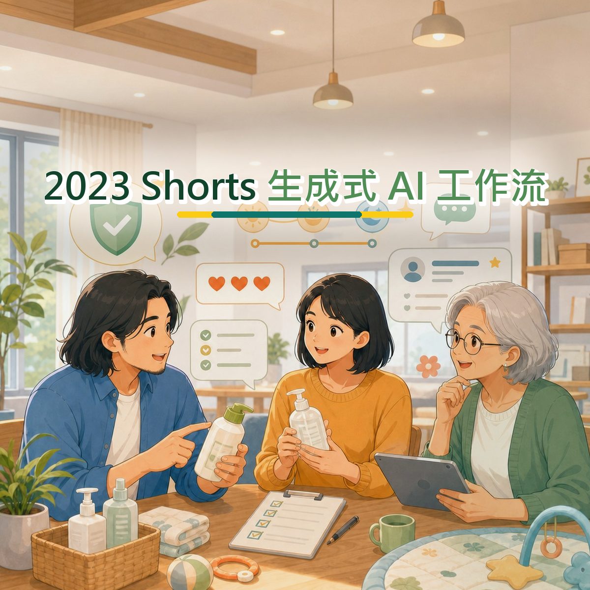 2023 YouTube Shorts 口碑企劃：用UGC Brief接住母嬰家庭消費者｜生成式 AI 工作流