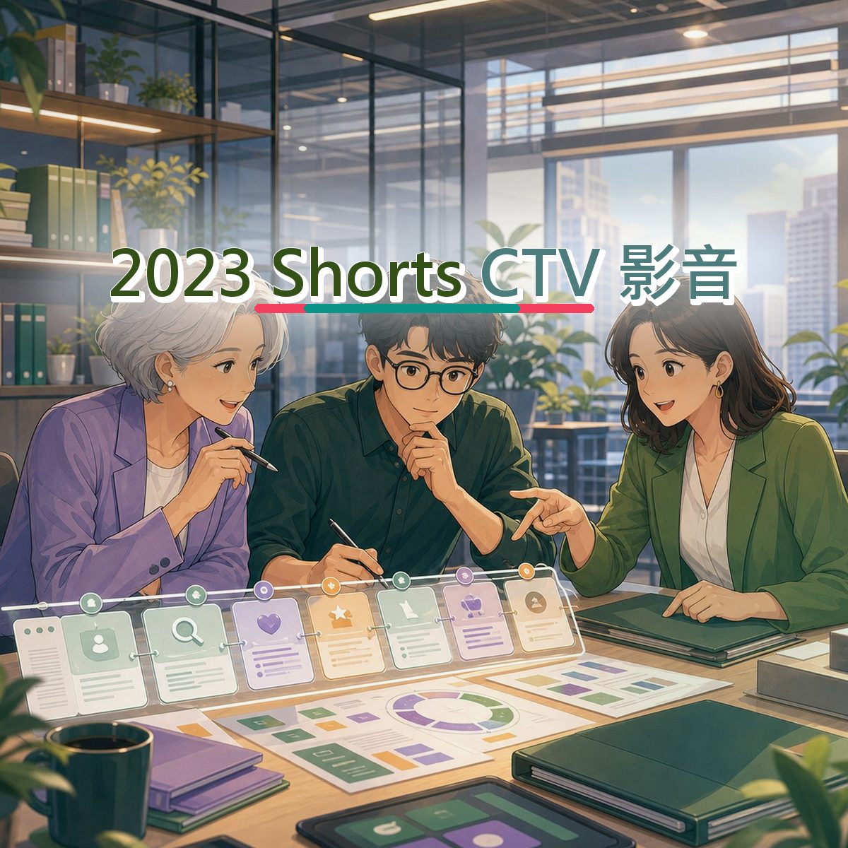 2023 CTV 影音不是追流行：YouTube Shorts 的教育學習內容方法｜品牌人格