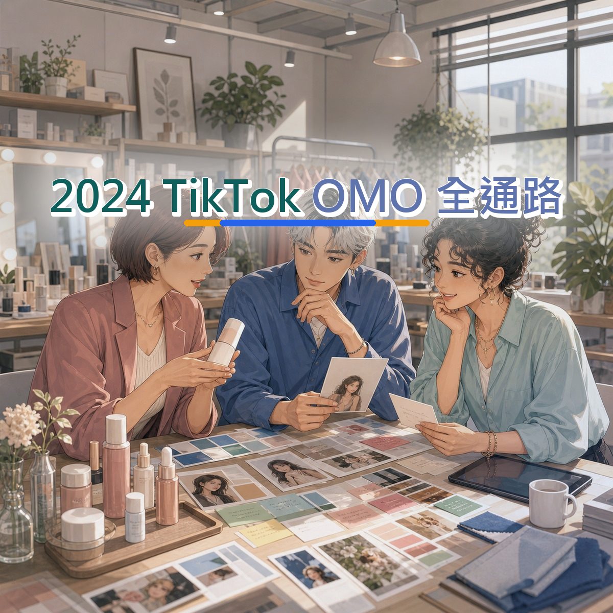 2024 TikTok 內容企劃怎麼寫？美妝保養OMO 全通路拆解｜新品暖機
