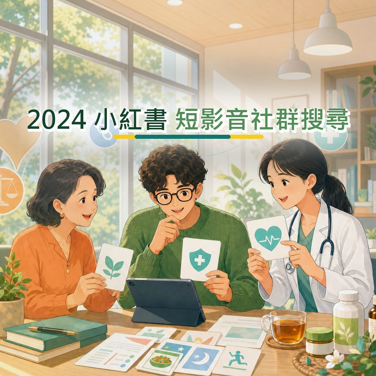 2024 小紅書 上的醫療健康決策路徑：短影音社群搜尋執行清單｜品牌人格