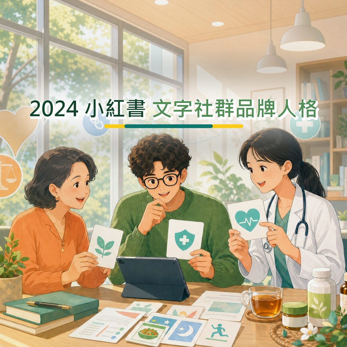 2024 小紅書 口碑企劃：用短影音節奏接住醫療健康消費者｜文字社群品牌人格