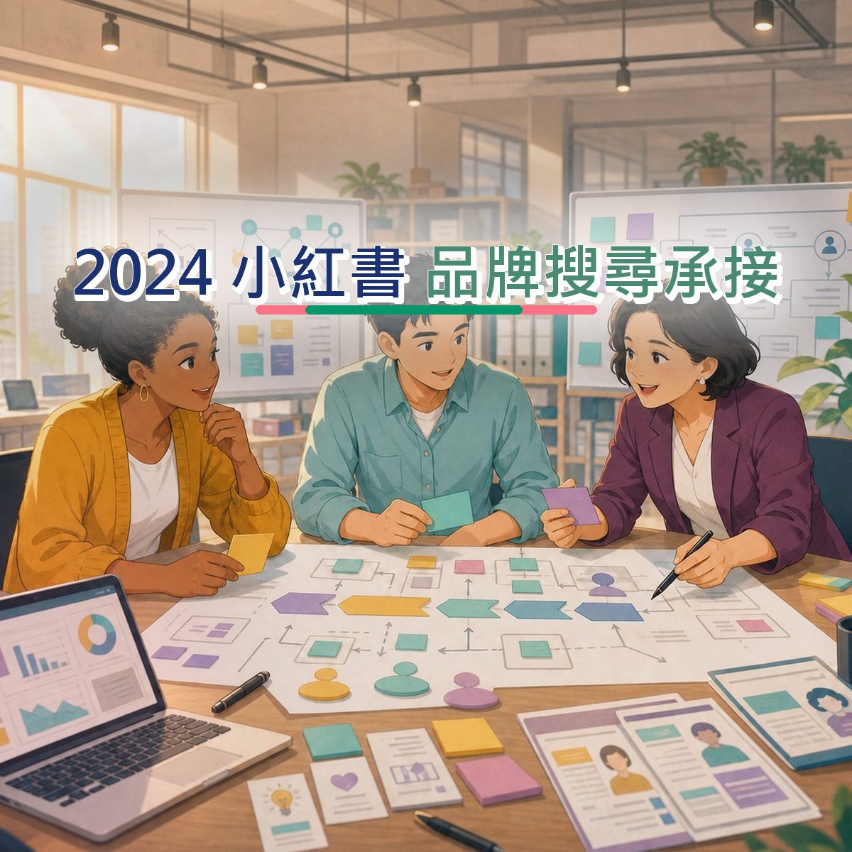 2024 小紅書 內容企劃怎麼寫？B2B 服務品牌搜尋承接拆解｜社群聆聽