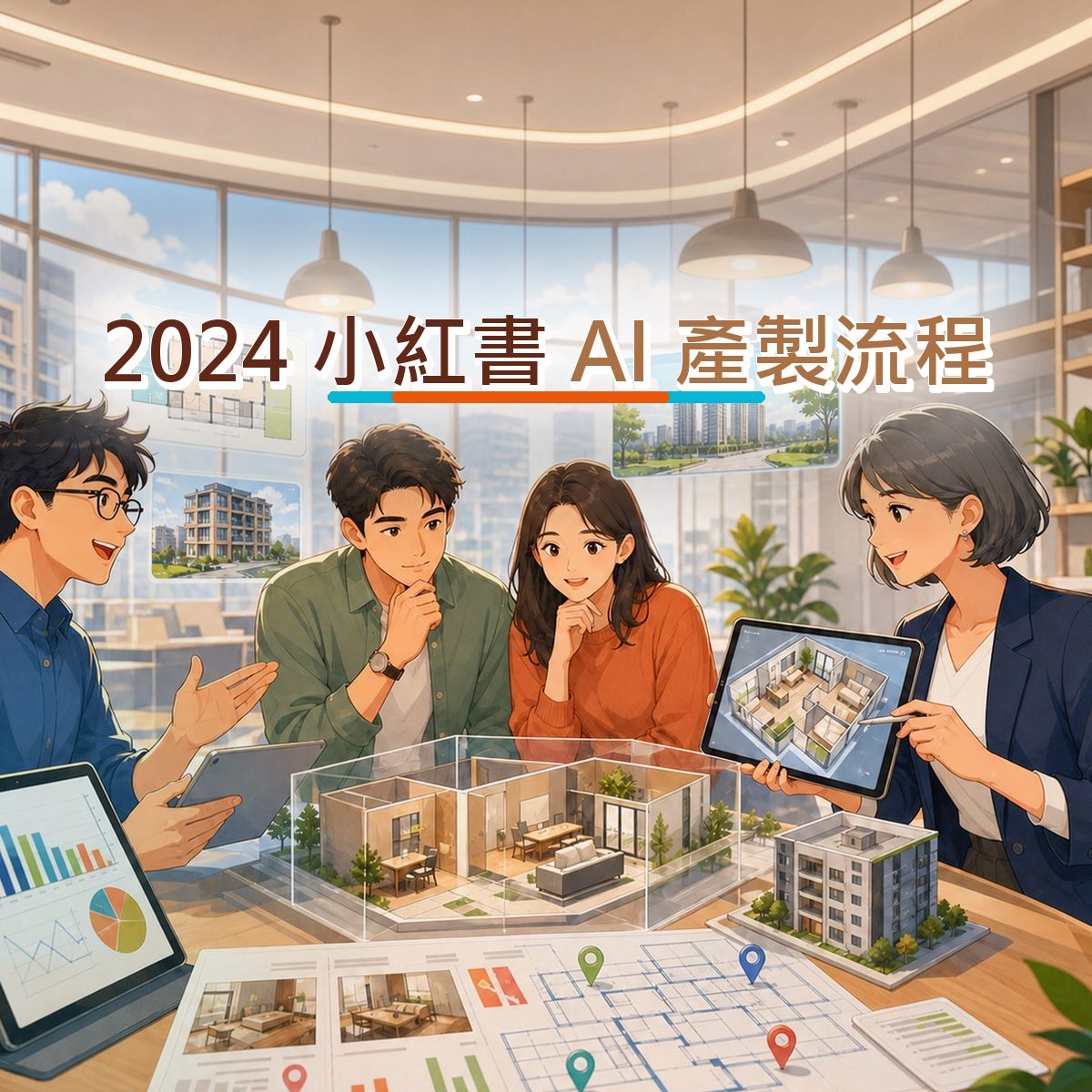 2024 小紅書 口碑企劃：用KOC 種草接住房產居家消費者｜AI 產製流程