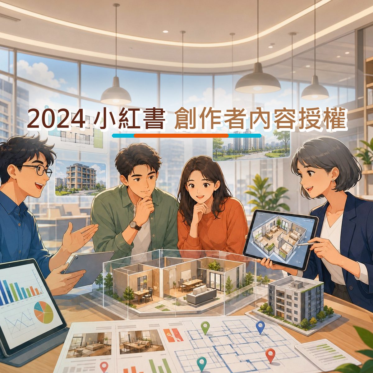 2024 小紅書 內容企劃怎麼寫？房產居家創作者內容授權拆解｜短影音節奏