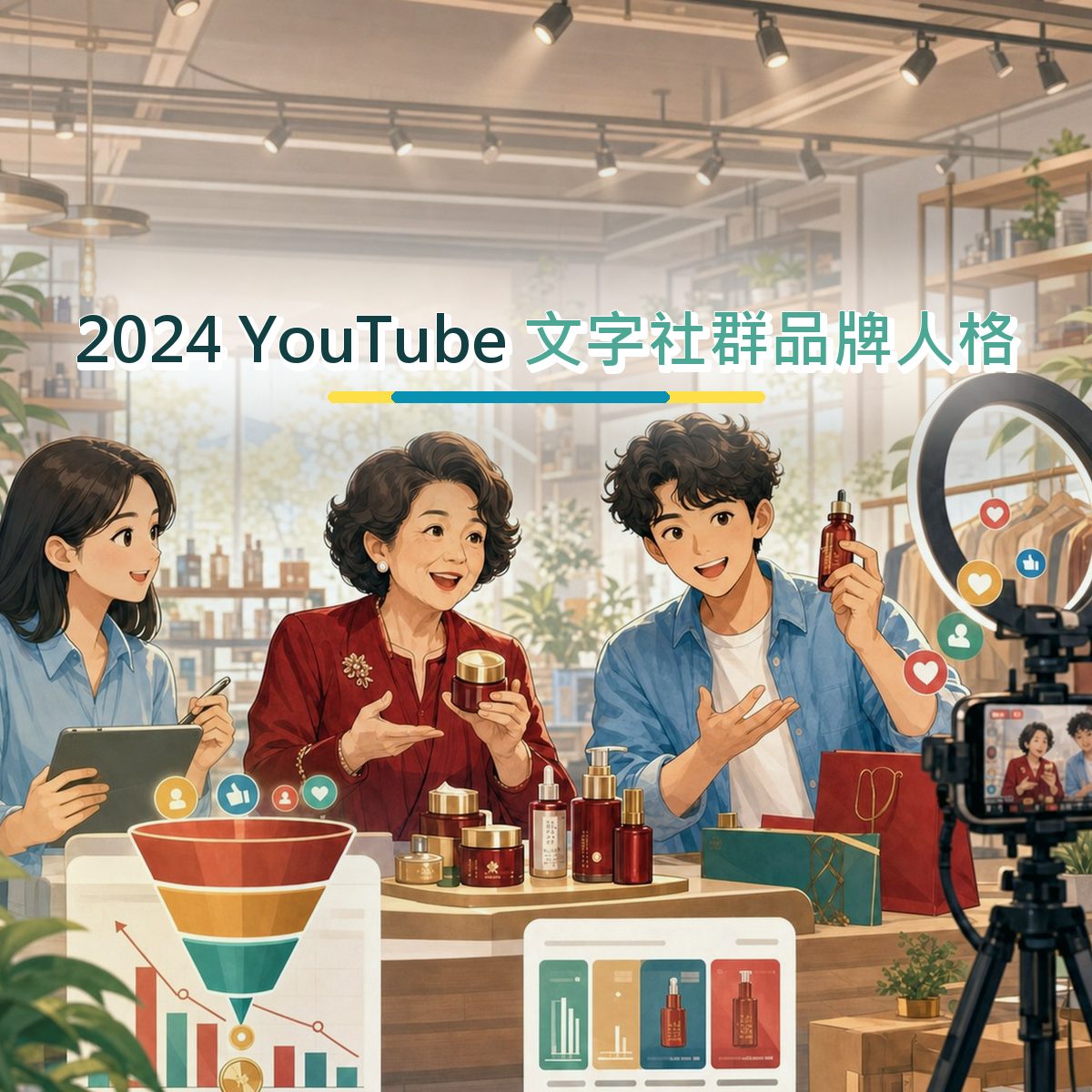 2024 文字社群品牌人格不是追流行：YouTube 的美妝保養內容方法｜品牌安全