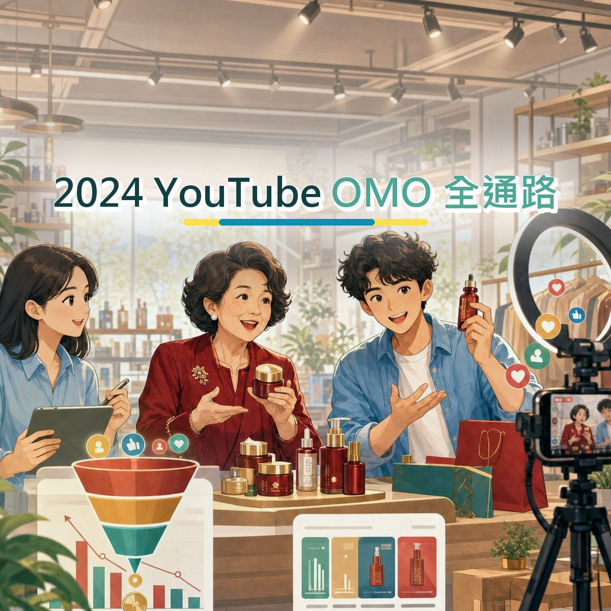 2024 美妝保養在 YouTube 怎麼被相信？OMO 全通路實戰｜社群搜尋