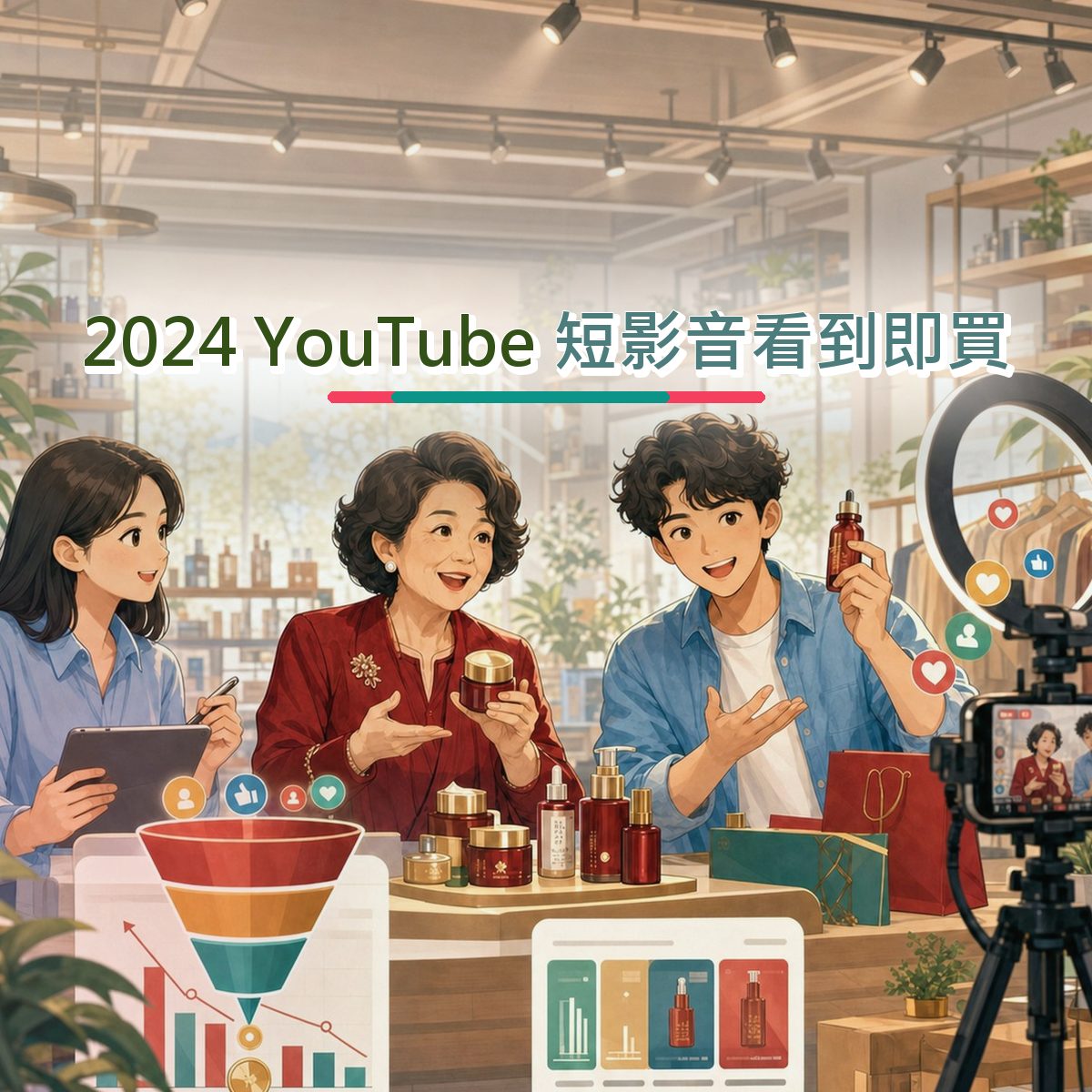 2024 服飾潮流口碑廣告：YouTube 的成效指標信任訊號｜短影音看到即買