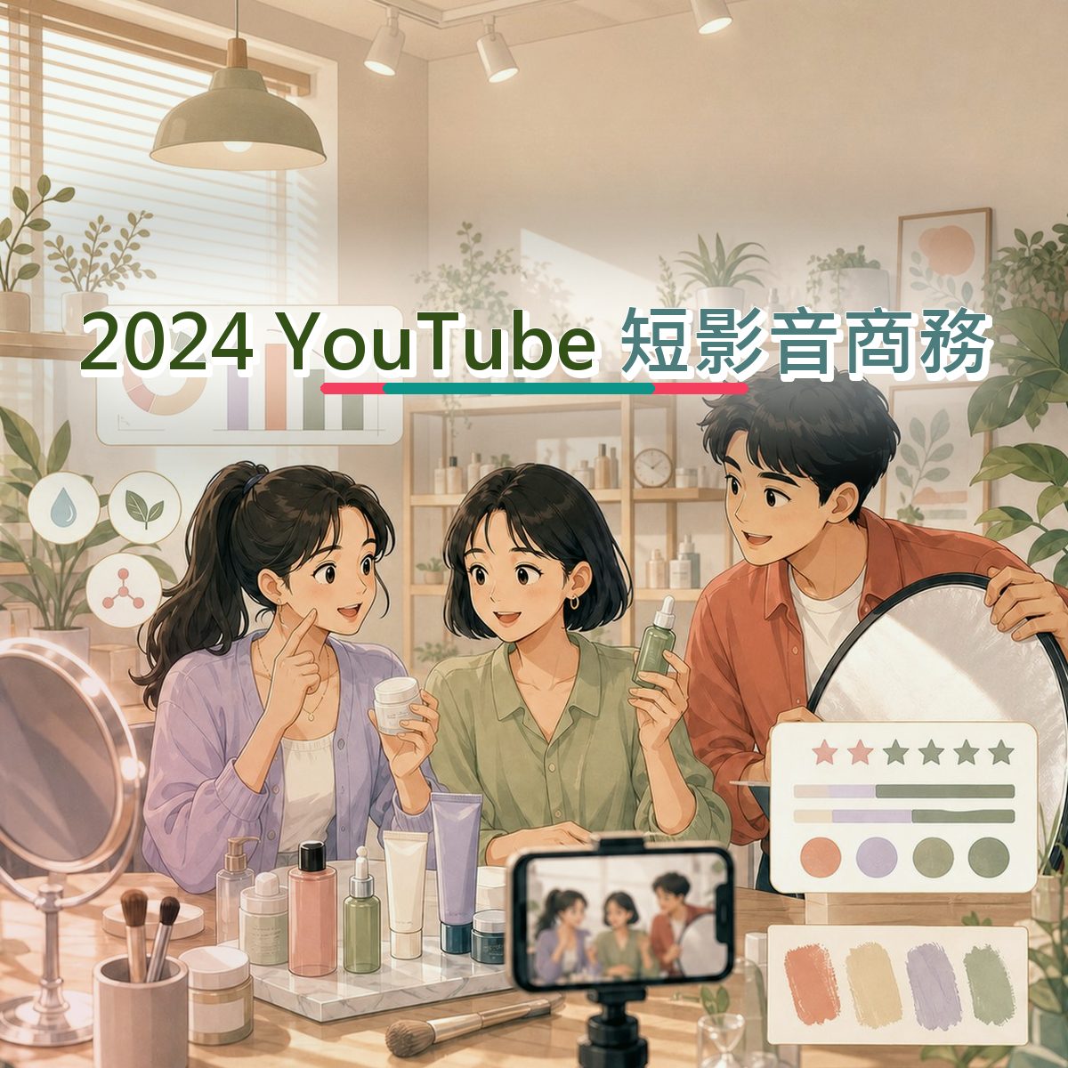 2024 服飾潮流在 YouTube 怎麼被相信？短影音商務實戰｜比較內容