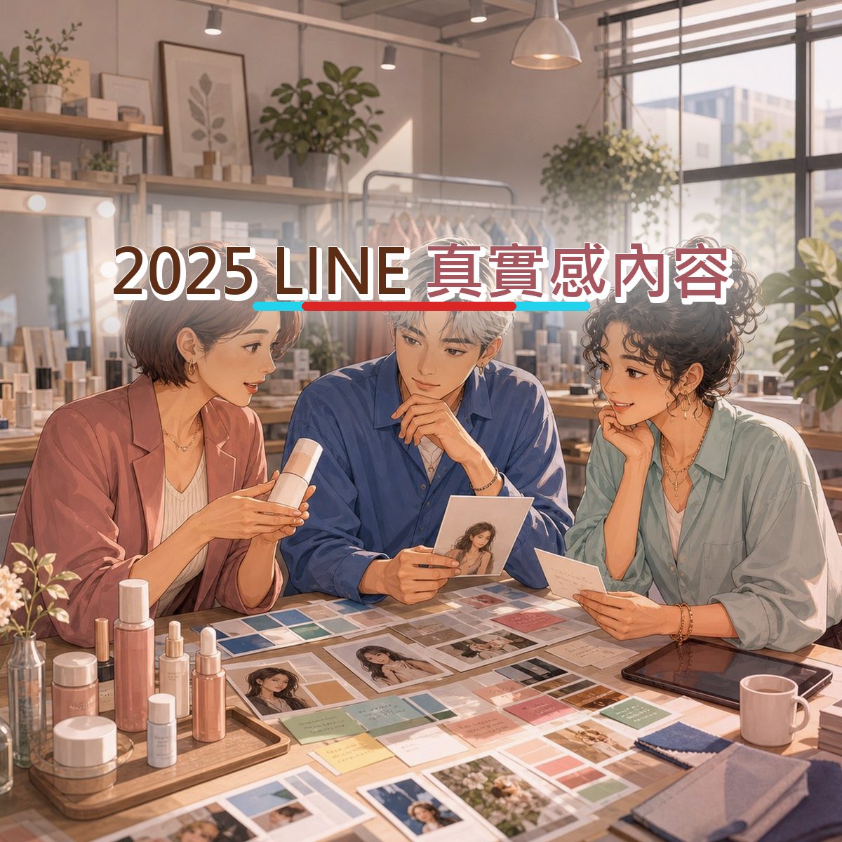 2025 美妝保養口碑廣告：LINE 的搜尋承接信任訊號｜真實感內容