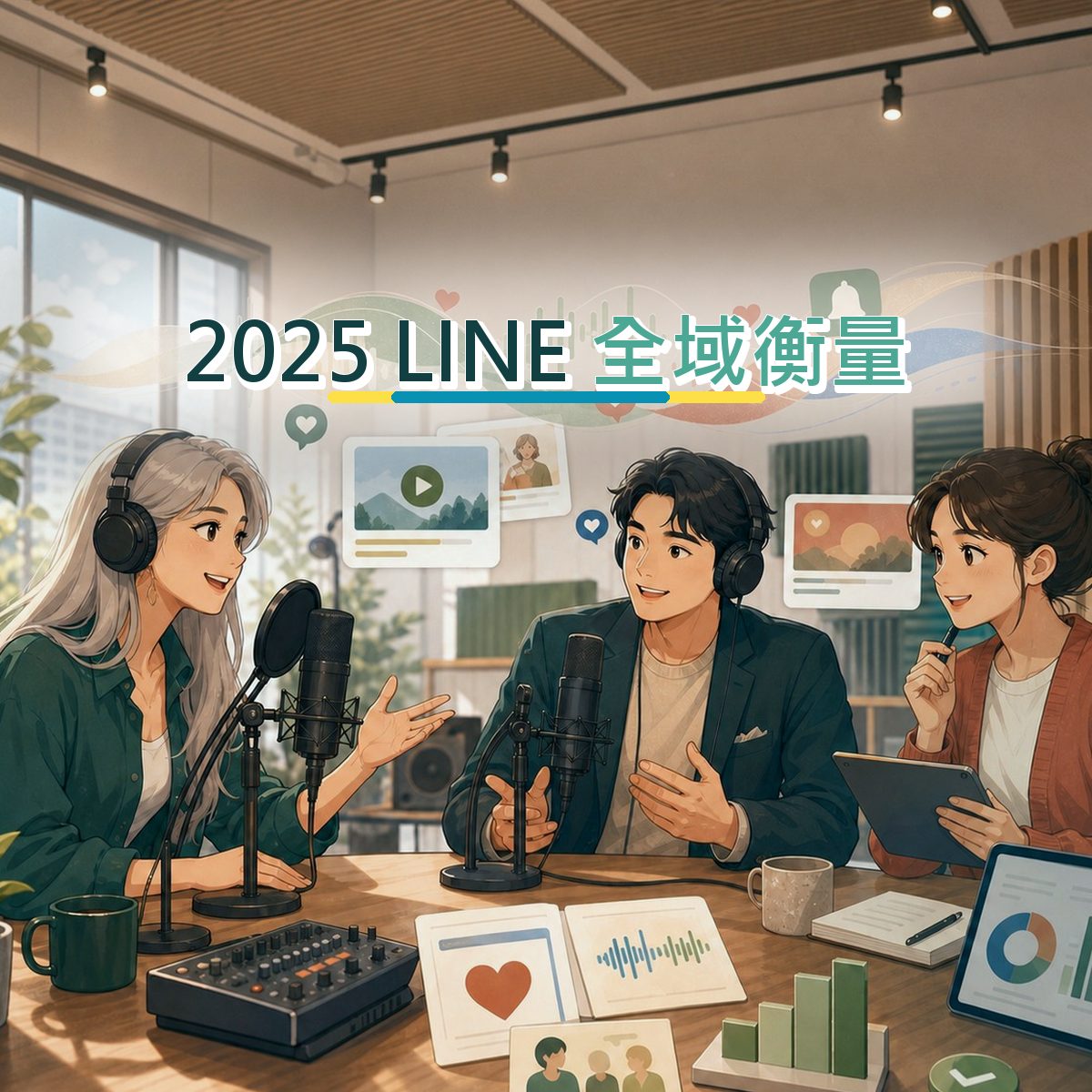 2025 品牌社群題：LINE 的新品暖機怎麼設計？｜全域衡量