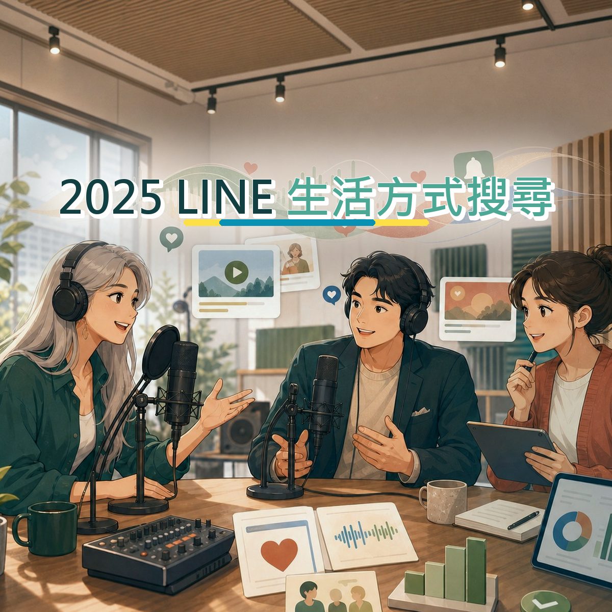 2025 遊戲娛樂在 LINE 怎麼被相信？生活方式搜尋實戰｜品牌人格
