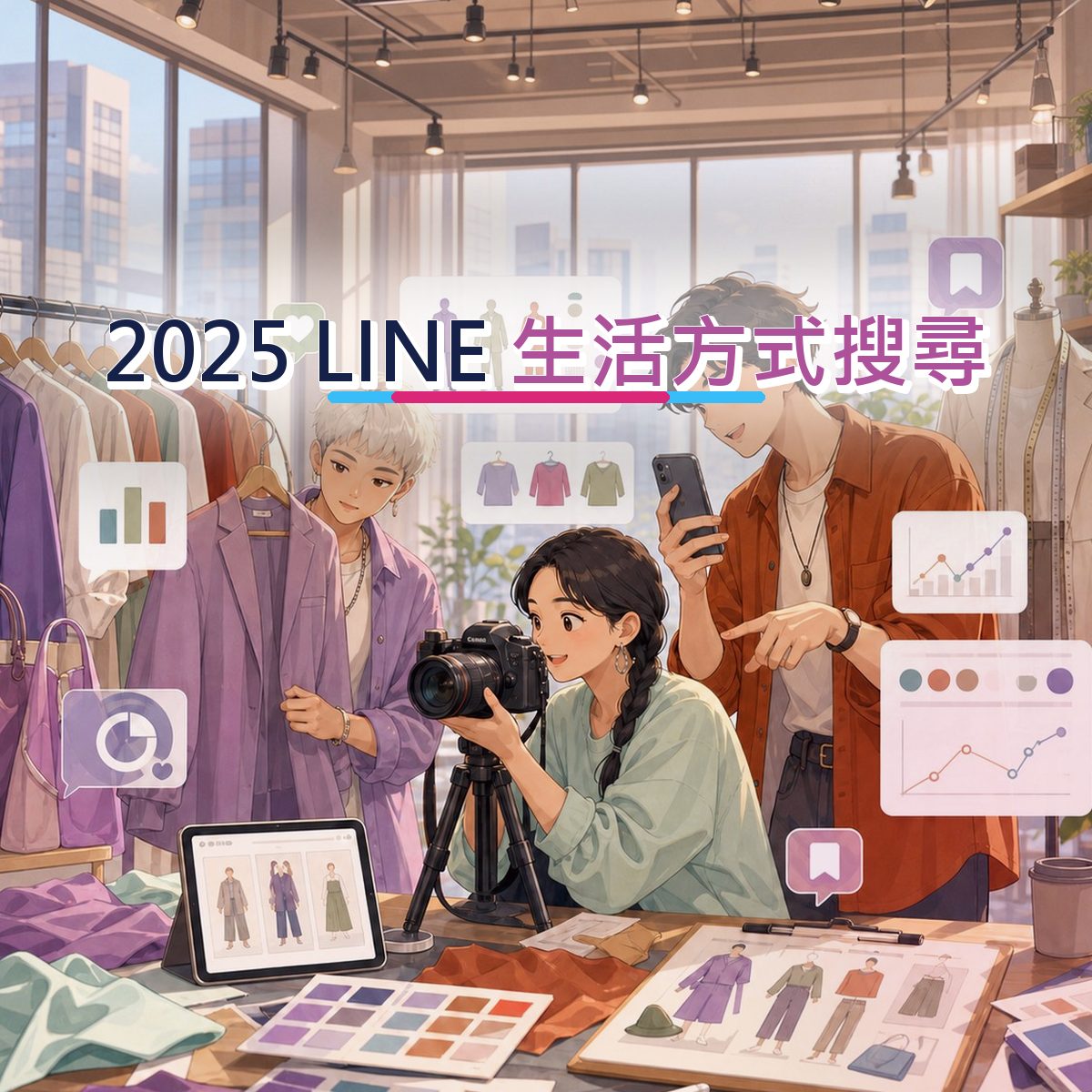 2025 生活方式搜尋不是追流行：LINE 的服飾潮流內容方法｜品牌人格