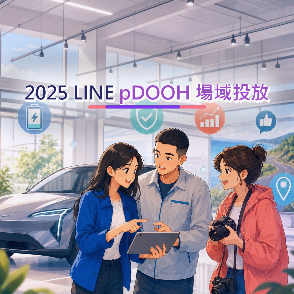 2025 運動戶外在 LINE 怎麼被相信？pDOOH 場域投放實戰｜負評處理