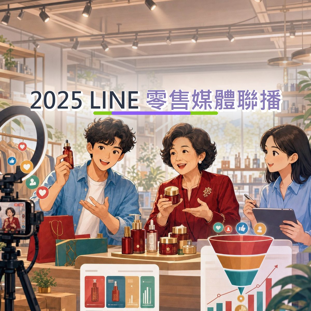 2025 零售電商在 LINE 怎麼被相信？零售媒體聯播實戰｜創作者合作