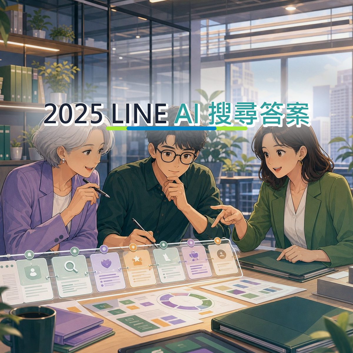 2025 AI 搜尋答案不是追流行：LINE 的教育學習內容方法｜比較內容