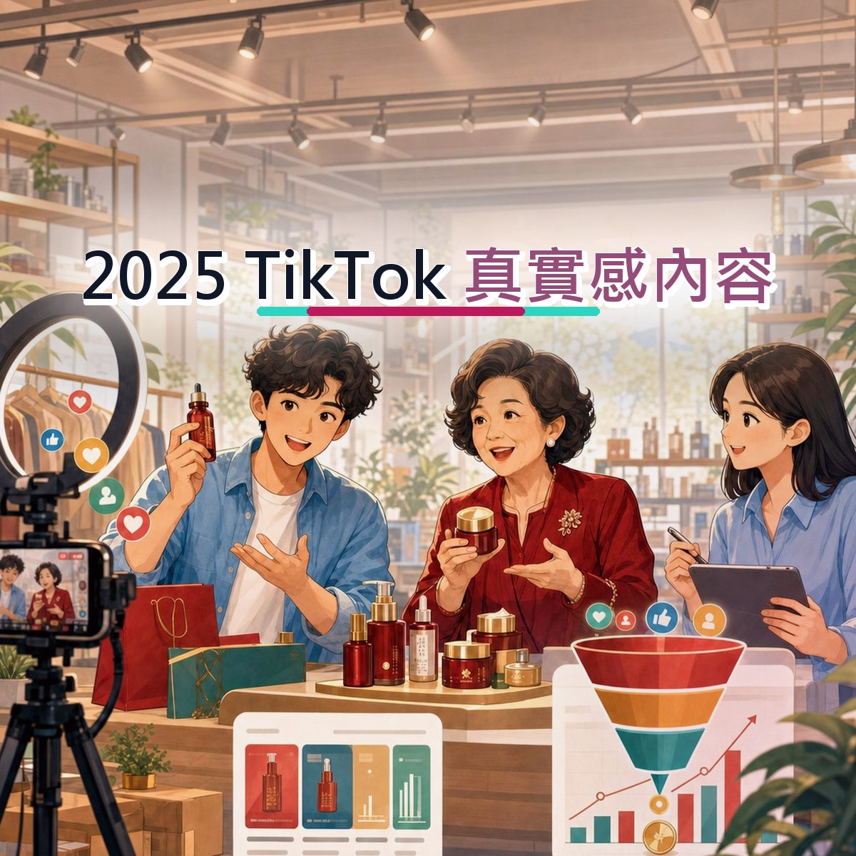 2025 美妝保養口碑廣告：TikTok 的真實心得信任訊號｜真實感內容