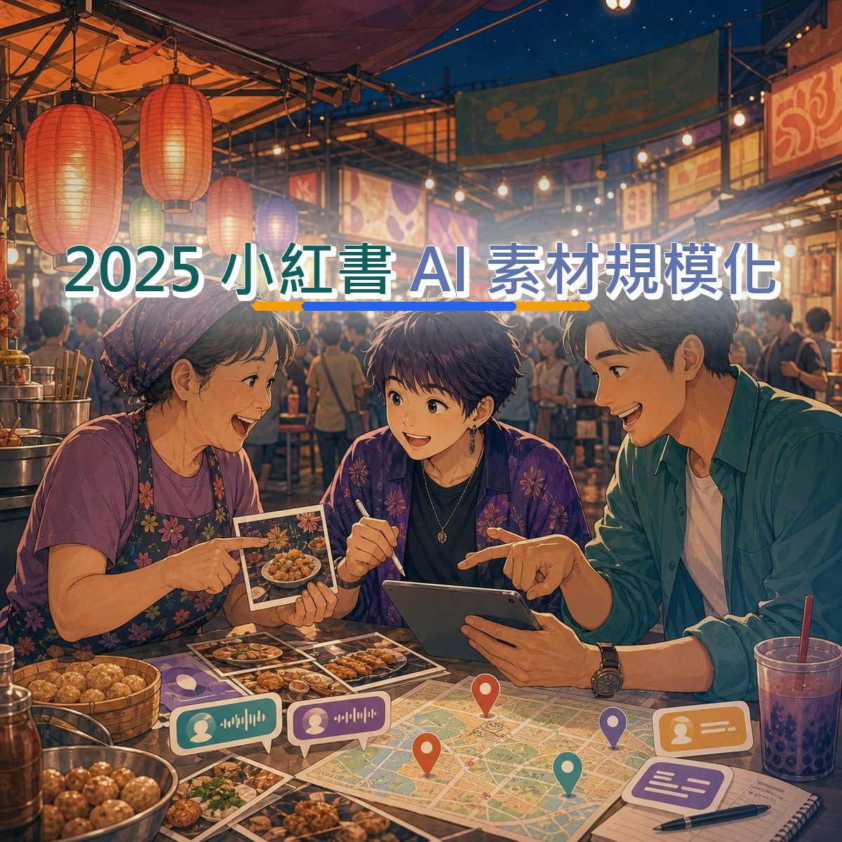 2025 小紅書 內容企劃怎麼寫？餐飲食品AI 素材規模化拆解｜搜尋承接