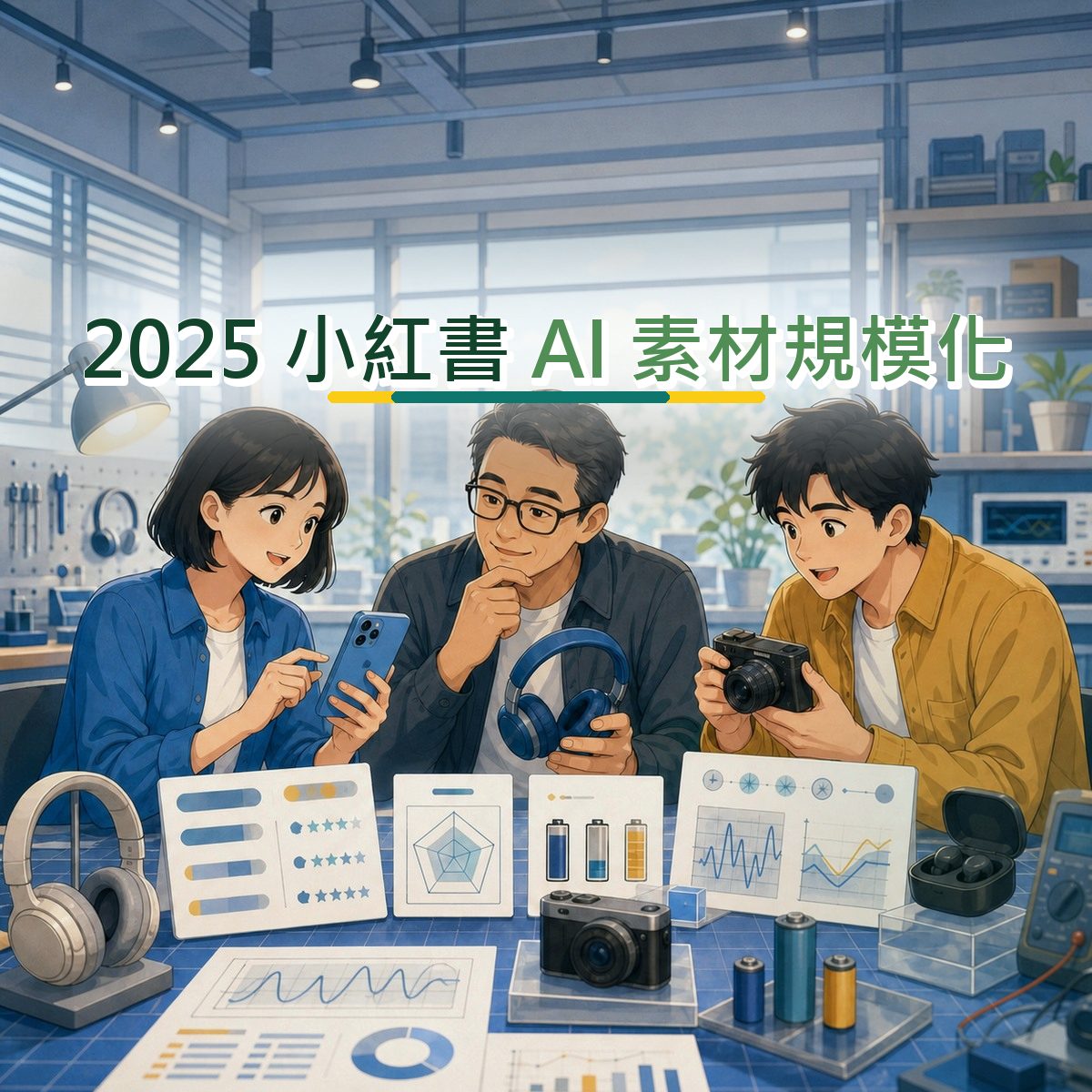 2025 小紅書 上的3C 家電決策路徑：AI 素材規模化執行清單｜留言劇本