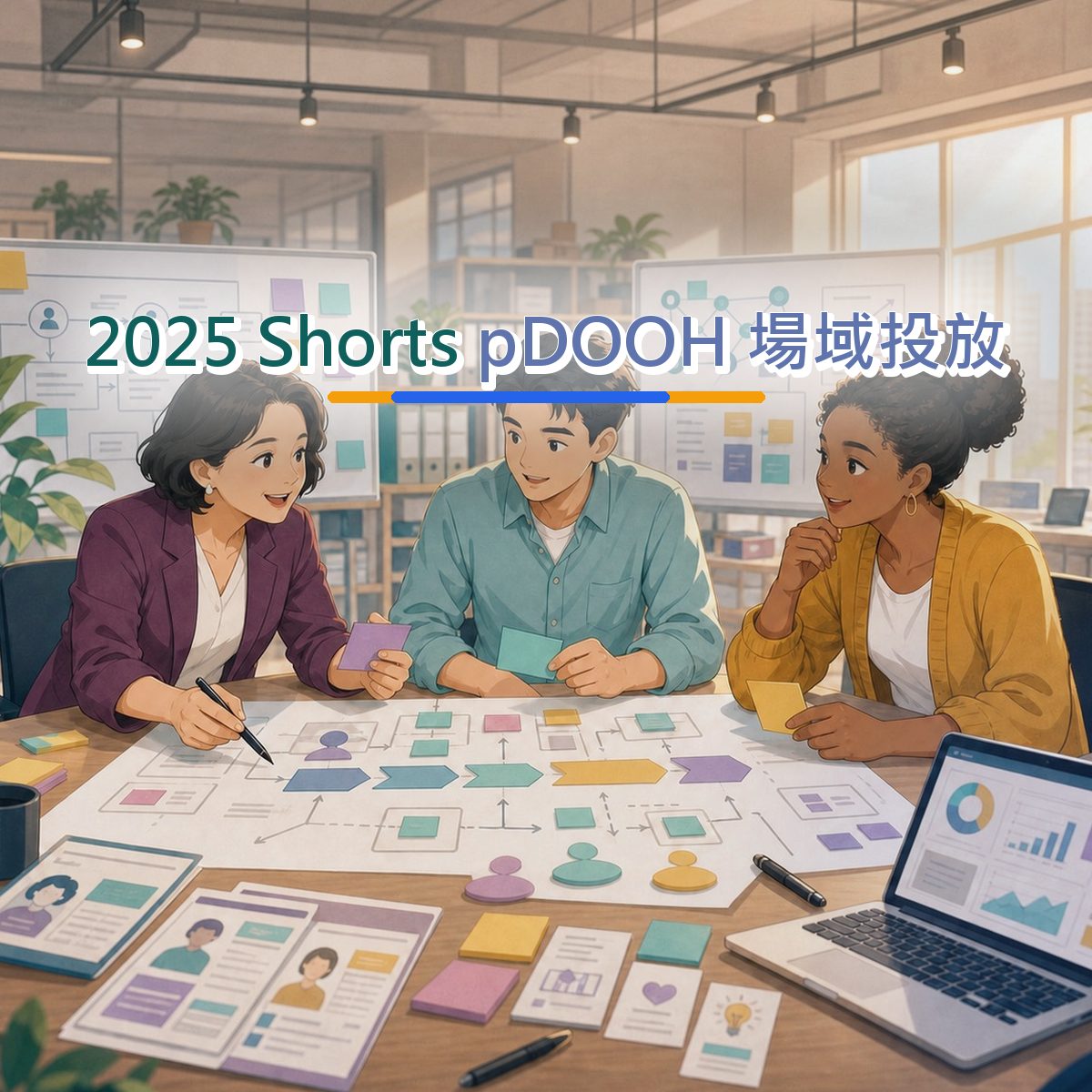 2025 YouTube Shorts 行銷：B2B 服務pDOOH 場域投放怎麼做？｜成效指標
