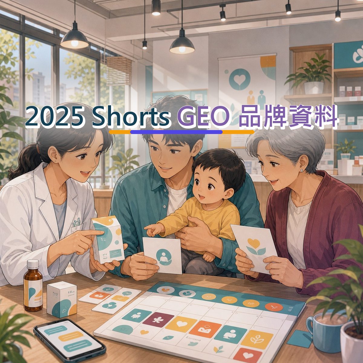 2025 母嬰家庭GEO 品牌資料指南：YouTube Shorts 從看見到行動｜新品暖機