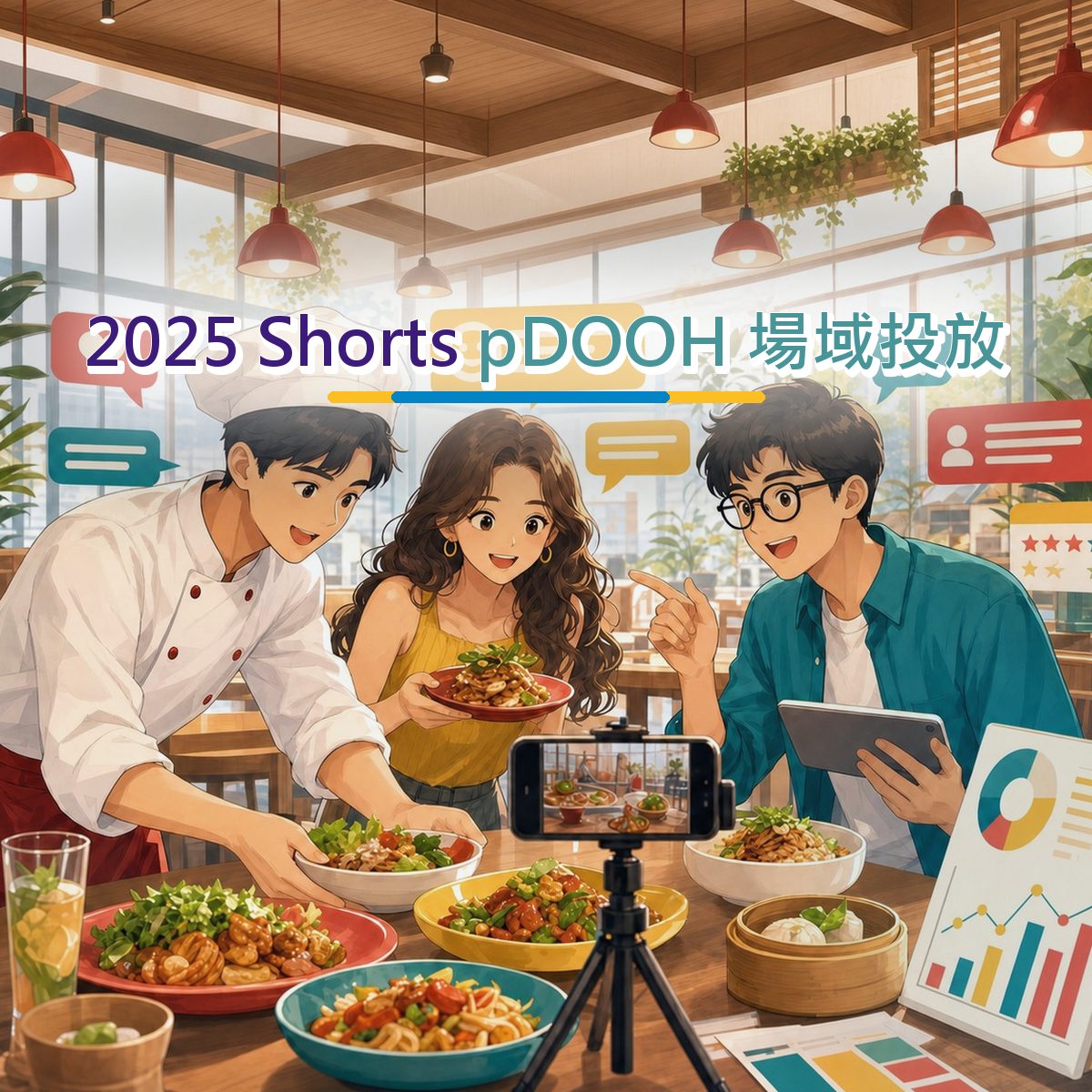 2025 餐飲食品pDOOH 場域投放指南：YouTube Shorts 從看見到行動｜UGC Brief