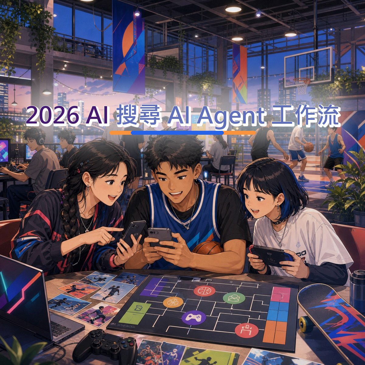 2026 AI 搜尋 行銷：遊戲娛樂AI Agent 工作流怎麼做？｜跨平台接力