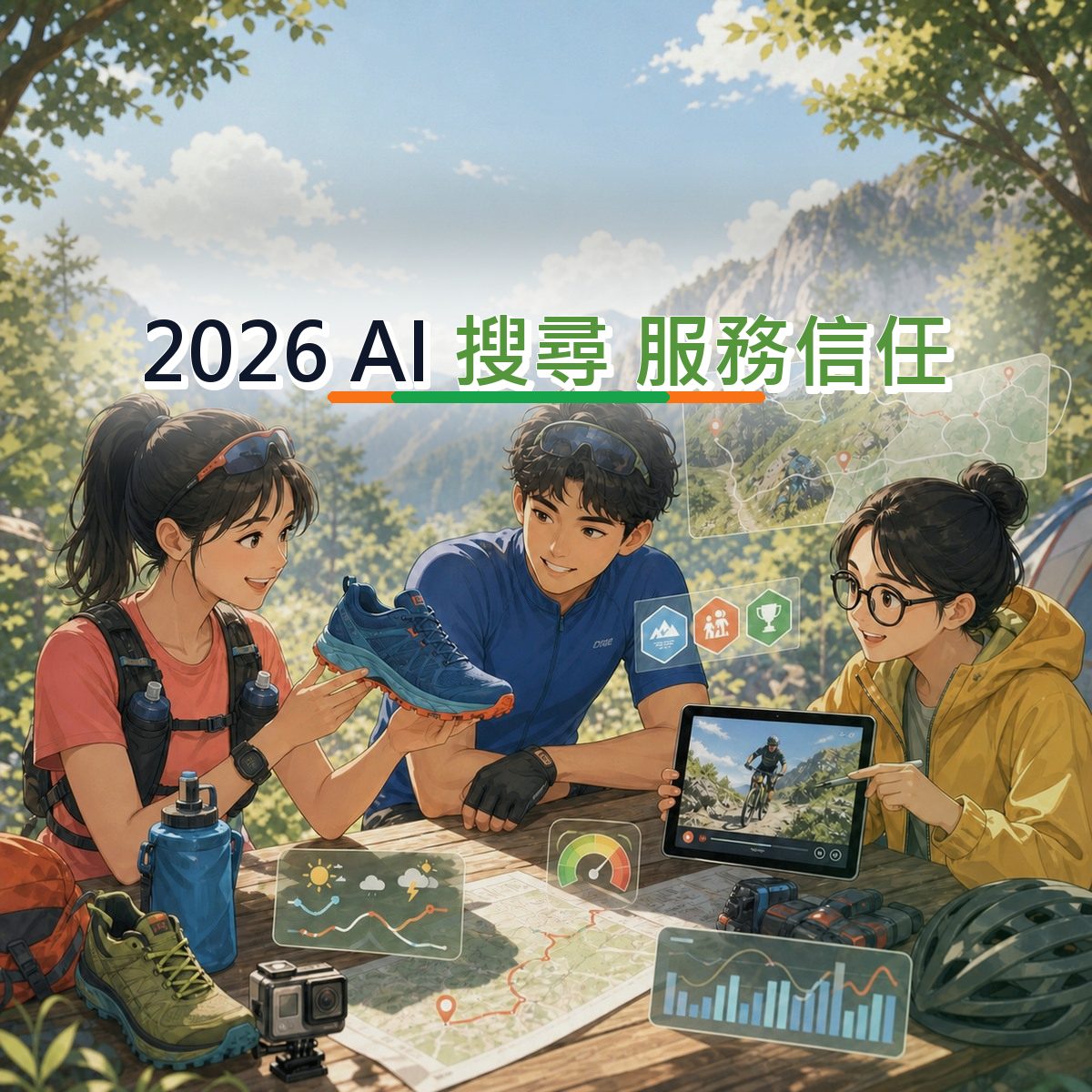 2026 AI 搜尋 上的運動戶外決策路徑：服務信任執行清單｜社群搜尋