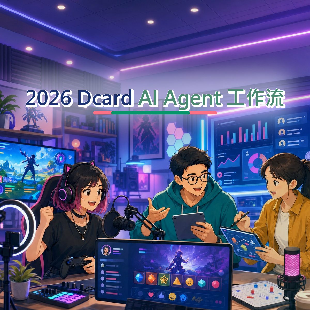 2026 Dcard 行銷：遊戲娛樂AI Agent 工作流怎麼做？｜跨平台接力