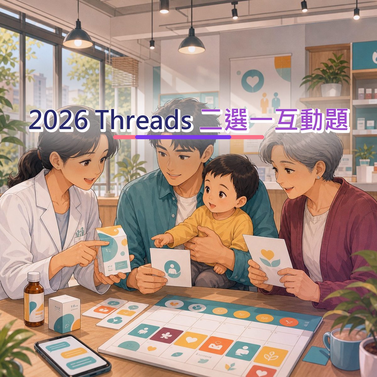 小編別只發文：母嬰家庭 Threads 的成效指標回覆 SOP｜二選一互動題
