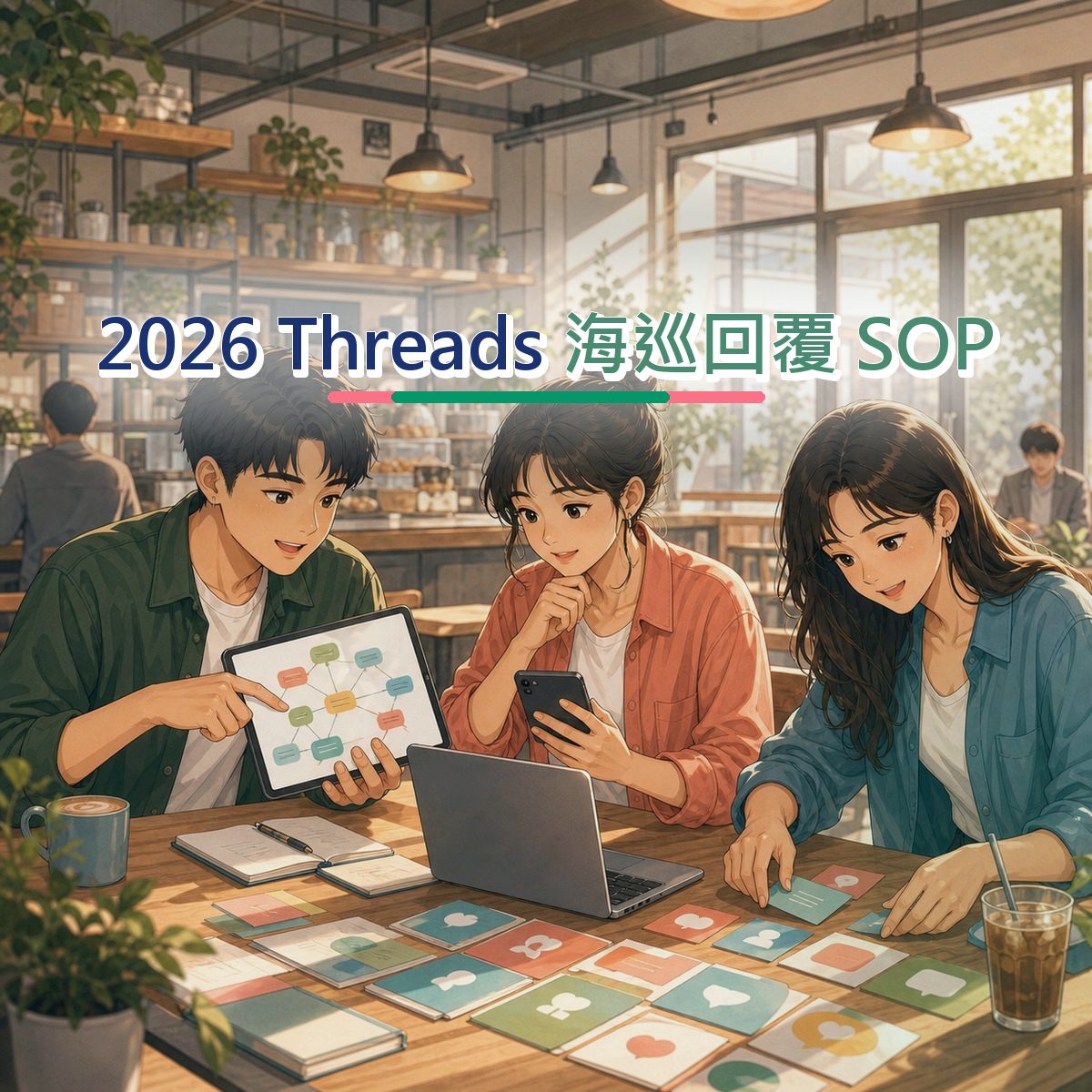 2026 年 8 月 Threads 互動行銷：教育學習海巡回覆 SOP怎麼做？｜KOC 種草