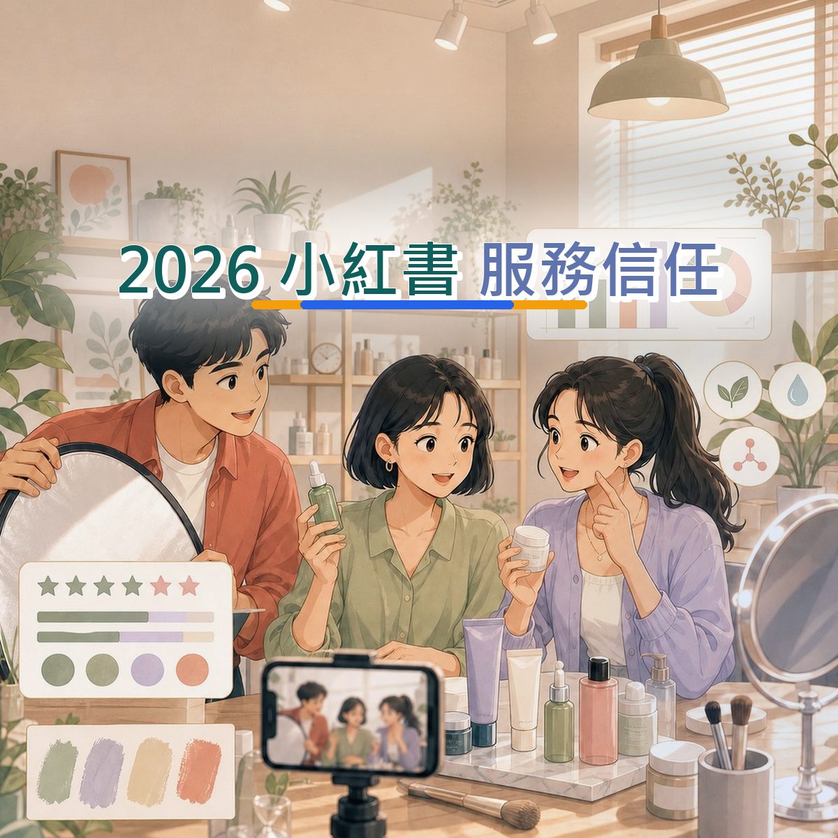 2026 小紅書 行銷：美妝保養服務信任怎麼做？｜口碑月報