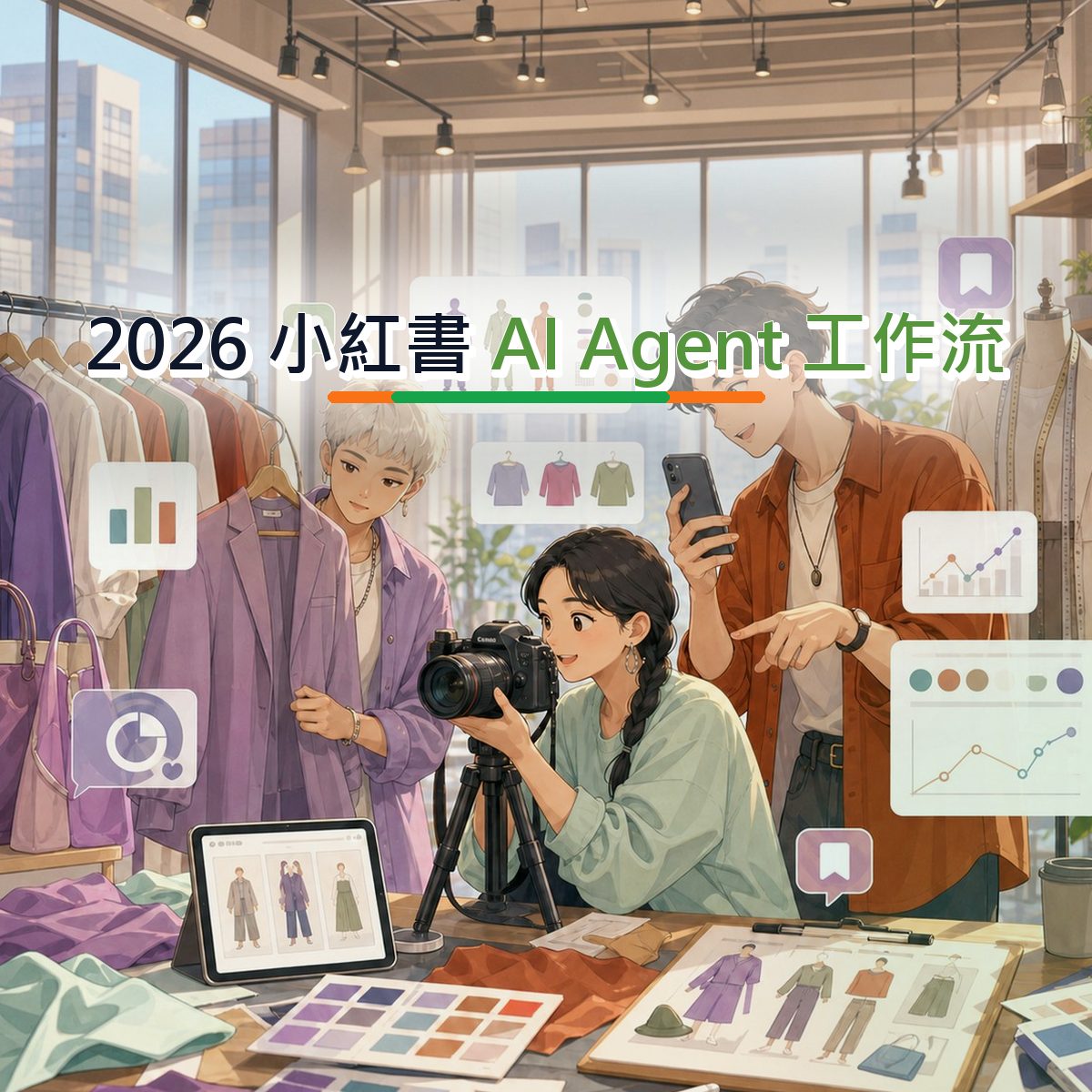 2026 小紅書 口碑企劃：用社群聆聽接住服飾潮流消費者｜AI Agent 工作流