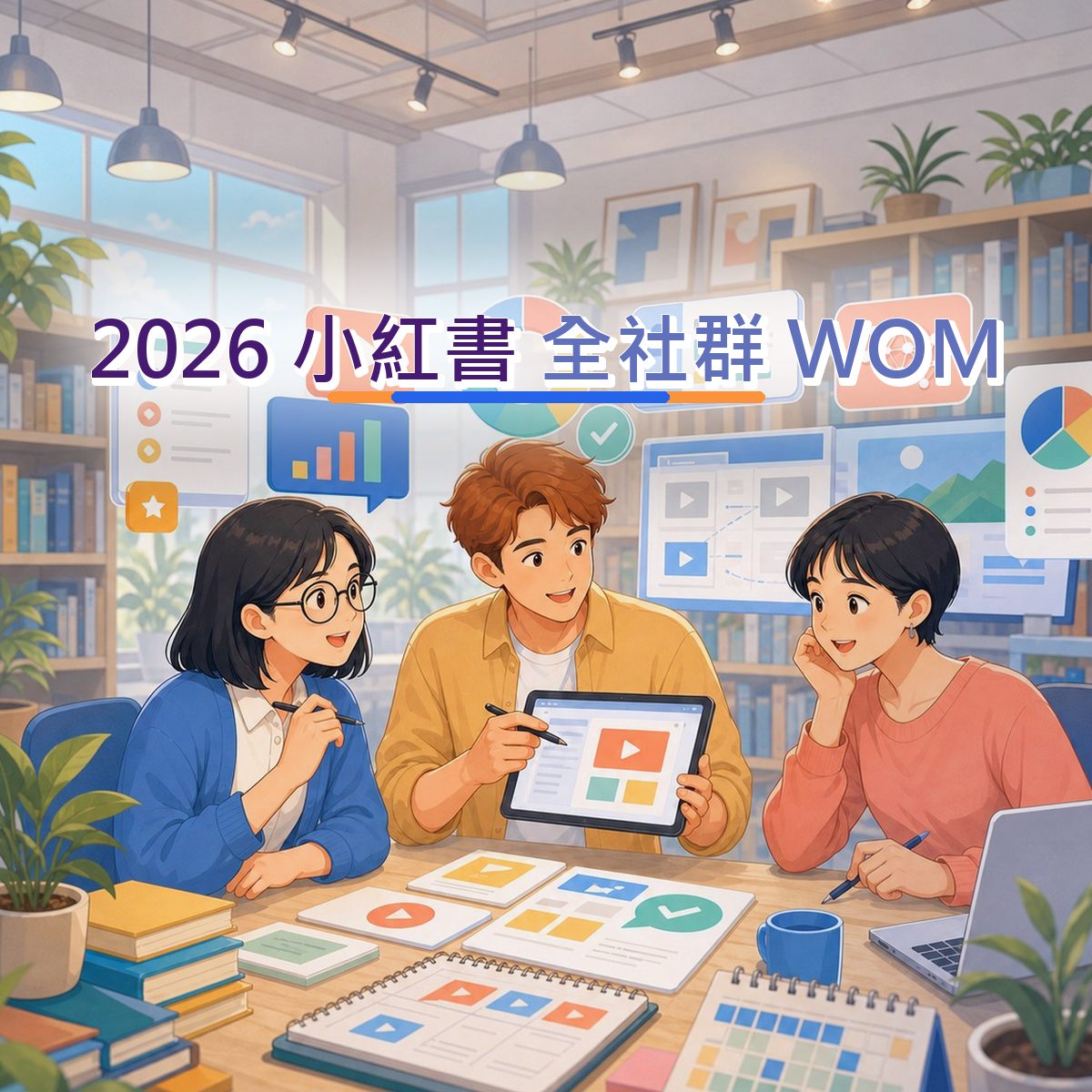 2026 小紅書 內容企劃怎麼寫？教育學習全社群 WOM拆解｜創作者合作
