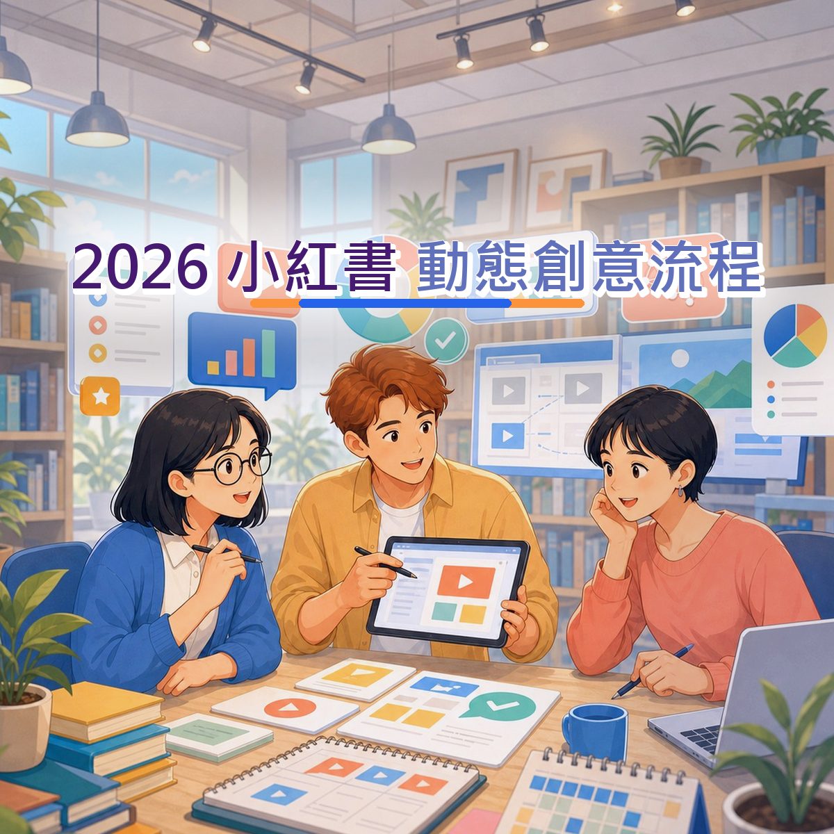 2026 小紅書 內容企劃怎麼寫？教育學習動態創意流程拆解｜社群聆聽