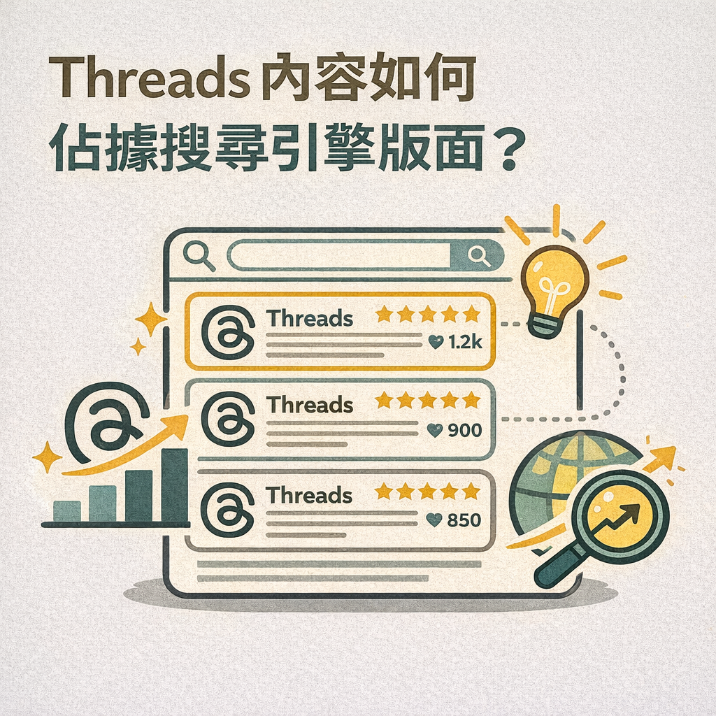 Threads 內容如何佔據搜尋引擎版面？瀏覽數的 SEO 價值